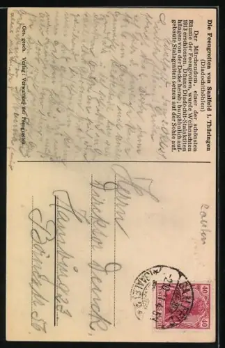 AK Saalfeld, Feengrotten, Der Märchendom mit der Gralsburg