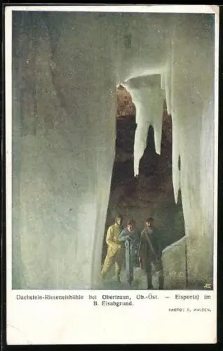 AK Dachstein-RIeseneishöhle, Eisabgrund