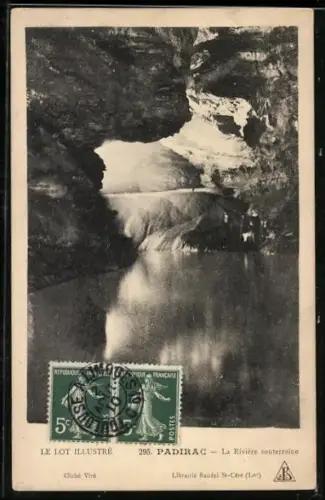 AK Padirac, La Rivière souterraine
