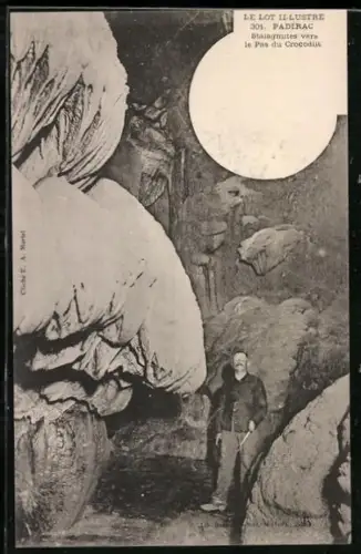 AK Padirac, Pas du Crocodile, Stalagmites