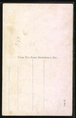 AK Rübeland i. Harz, Wasserfall in der Baumannshöhle