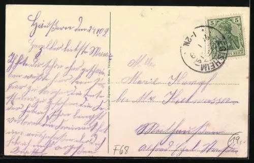 AK Häusern, Gasthaus zu den 3 Schlössern, Weckmund, Wahlenburg, Dagsburg