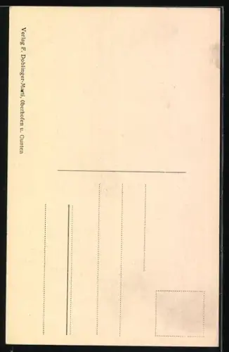 AK Gunten, Wasserfall in der Guntenschlucht