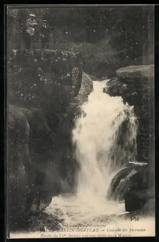 AK Saint-Martin-Chateaux, Cascade des Jarreaux