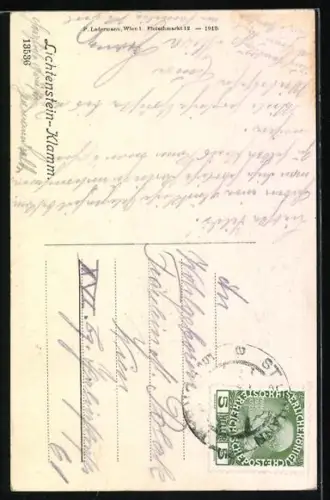 AK Lichtenstein-Klamm Wasserfall