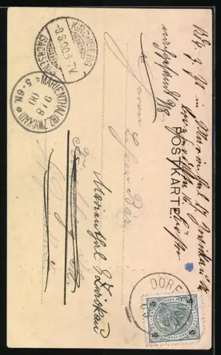 AK Fuscher-Thal, Wasserfall in der Bärenschlucht