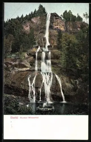 AK Romker Wasserfall im Okertal