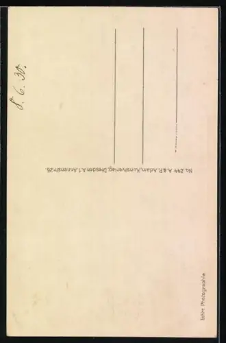 AK Rathen /Sächs. Schweiz, Amselfall mit Besuchern im Gasthof