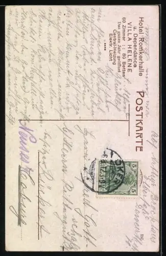 AK Blick auf den Romkerwasserfall