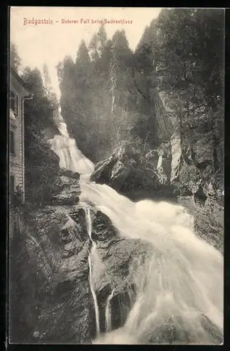 AK Badgastein, Unterer Fall beim Badeschloss