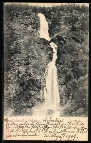 AK Umhausen /Oetzthal, Stuibenfall mit Umgebung