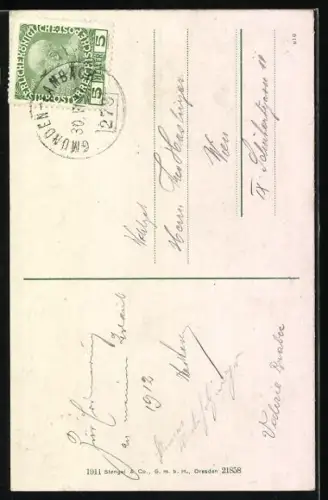 AK Gmunden /Salzkammergut, Traunfall mt Blick zum Horizont