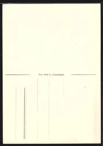 AK Castasegna, Panorama mit Bondasca und Albigna Bergen