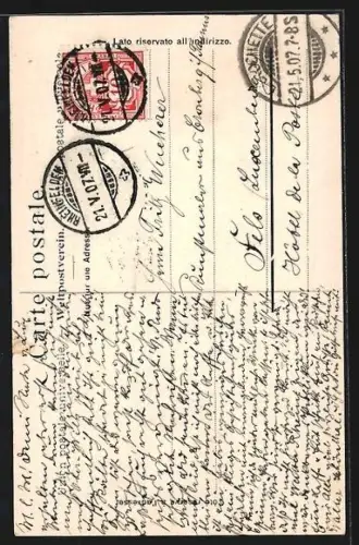 AK Rheinfelden, Stadtkirche, Innenansicht