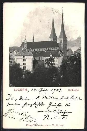 AK Luzern, Hofkirche