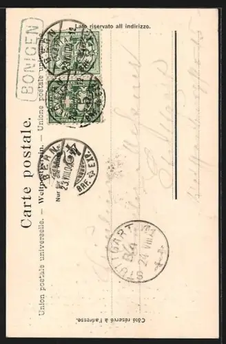 AK Interlaken, Hotel mit Jungfrau