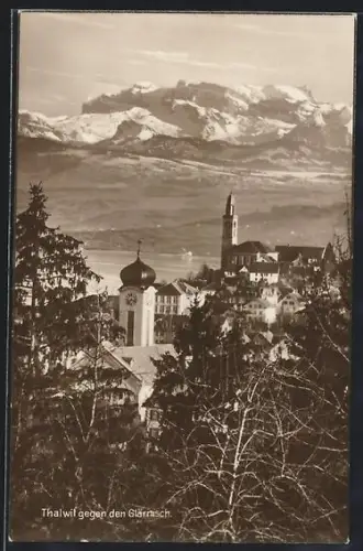 AK Thalwil, Teilansicht gegen den Glärnisch