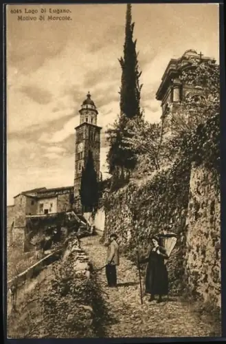 AK Morcote, Weg am Hang