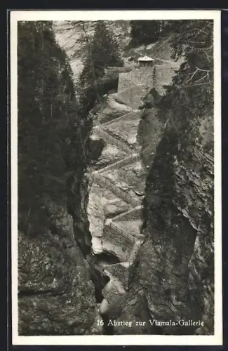 AK Viamala, Galerie bei Thusis, Abstieg