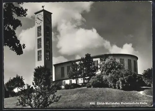AK Zürich-Wollishofen, Protestantische Kirche