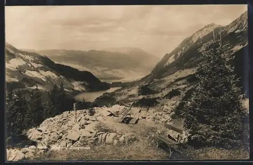 AK Tschorrenalp, Blick auf Lungernsee