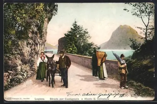 AK Lugano, Strada per Castagnola e Monte S. Salvatore