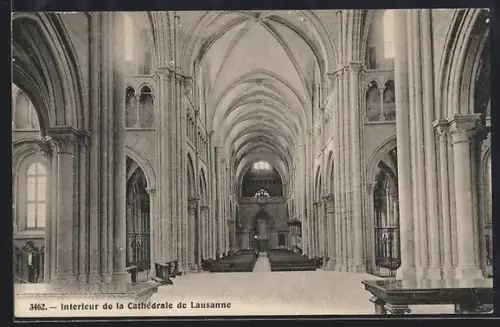 AK Lausanne, Interieur de la Cathédrale