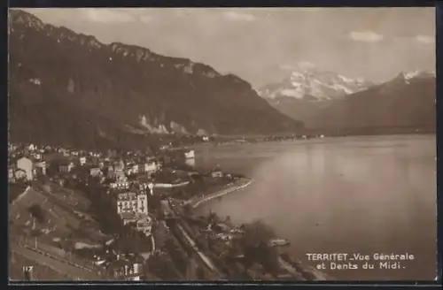 AK Territet, Vue Générale et Dents du Midi
