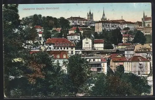 AK Lausanne, Panorama depuis Montriond