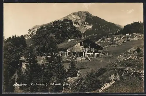 AK Hasliberg, Tschorrenalp mit dem Gibel