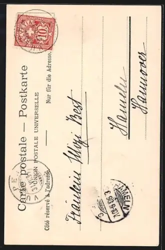 AK Tarasp, Blick auf das Schloss