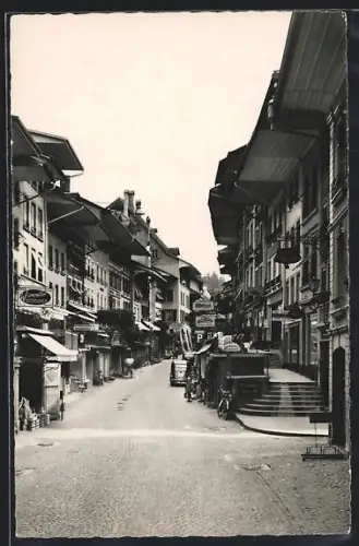 AK Thun, Partie in der Hauptgasse mit Bijouterie Rutschi