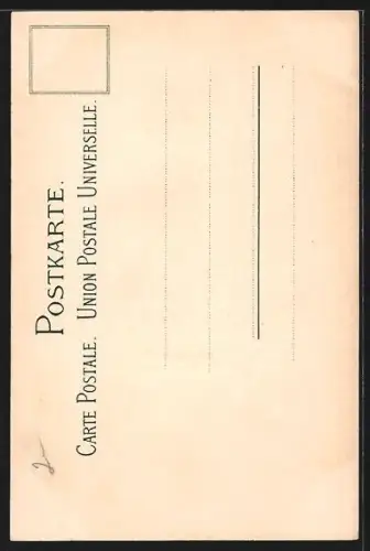 AK Luzern, Kapellbrücke innen, Passepartout mit Blumen