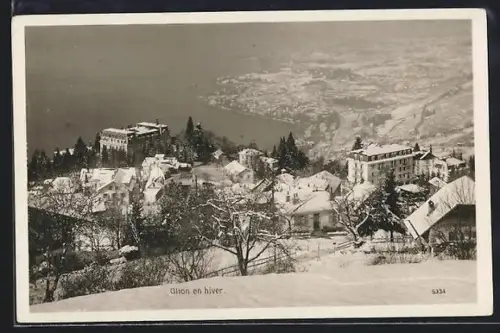 AK Glion, Vue générale en Hiver