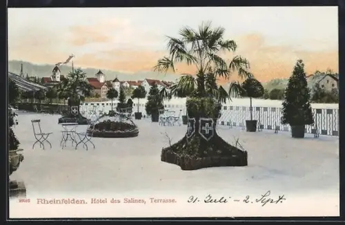 AK Rheinfelden, Hôtel des Salines, Terrasse