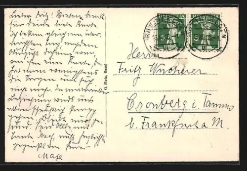 AK Rheinfelden, Partie beim Hôtel des Salines