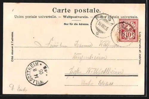 AK Olten, Kurhaus Fridau mit Springbrunnen