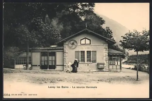 AK Lavey les Bains, La source thermale