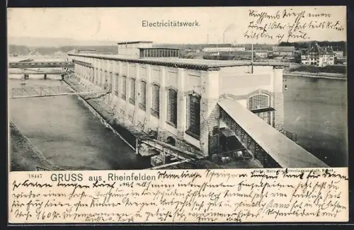 AK Rheinfelden, Blick zum Electricitätswerk