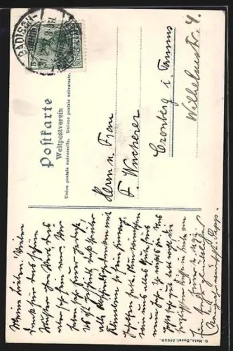 AK Rheinfelden, Ersparniskasse mit Strassenpartie