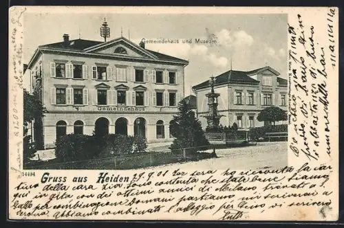 AK Heiden, Gemeindehaus und Museum