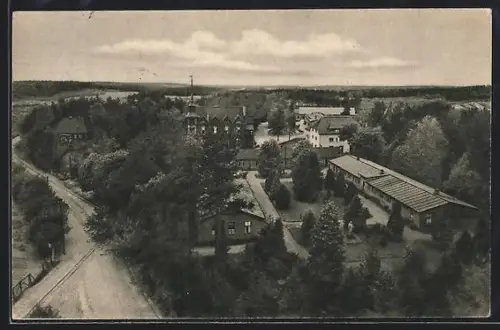 AK Lobetal bei Rüdnitz /Mark, Ortsansicht aus der Vogelschau