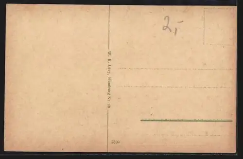 AK Wilhelmshaven, Gökerstrasse mit Strassenbahn, Litfasssäule, Kreuzung