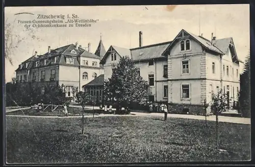 AK Zitzschewig, Frauengenesungsheim Alt Wettinhöhe