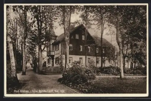 AK Bad Steben, Villa Synderhauf