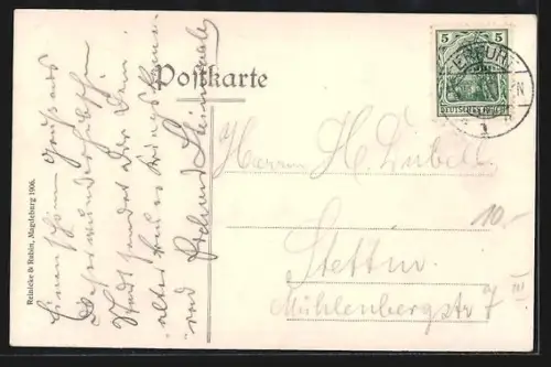 AK Erfurt, Partie an der Kgl. Baugewerkschule