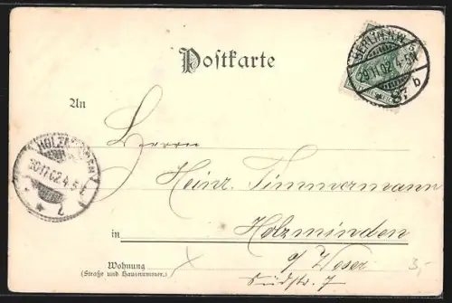 AK Berlin, Ansichten im Fächer, Kaiser Wilhelm