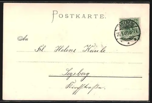 Künstler-AK Carl Biese: Segeberg in Holstein, Teilansicht, Burg