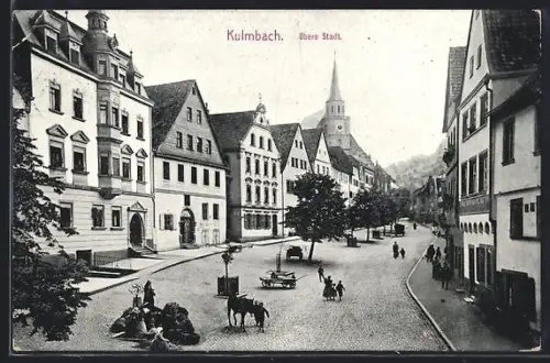 AK Kulmbach, Blick in die Obere Stadt