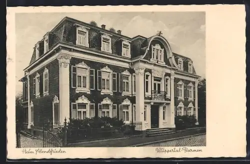 AK Wuppertal-Barmen, Heim Abendfrieden